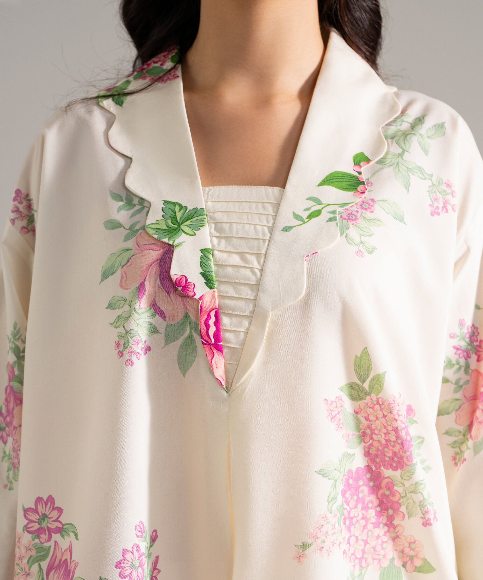 2 Piece - Printed Cotton Viscose Suit PEW26CAHMV98