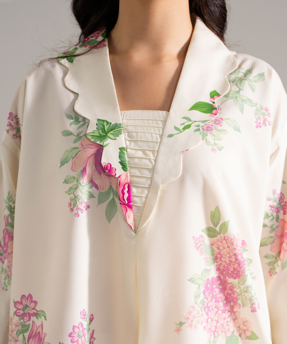 2 Piece - Printed Cotton Viscose Suit PEW26CAHMV98
