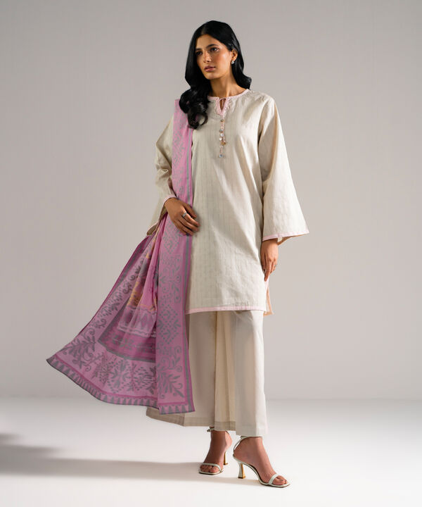 Printed Jacquard Dupatta