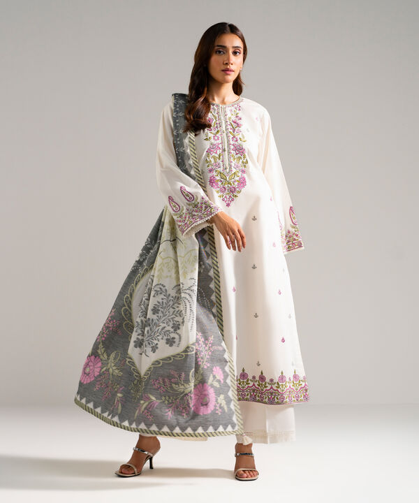 Printed Jacquard Dupatta
