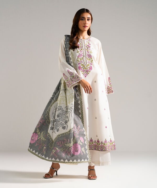 Printed Jacquard Dupatta
