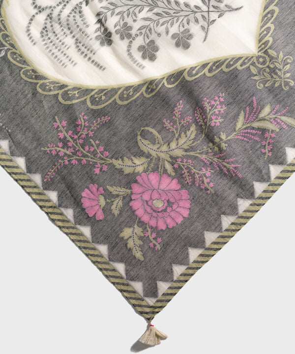 Printed Jacquard Dupatta