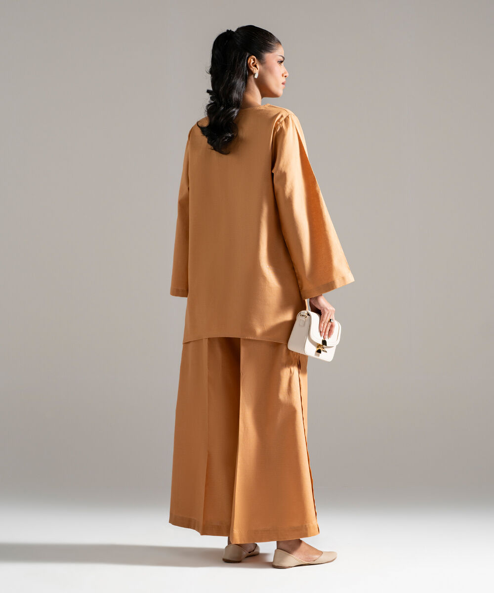 2 Piece - Solid Cotton Linen Suit PEW26CAWMV91