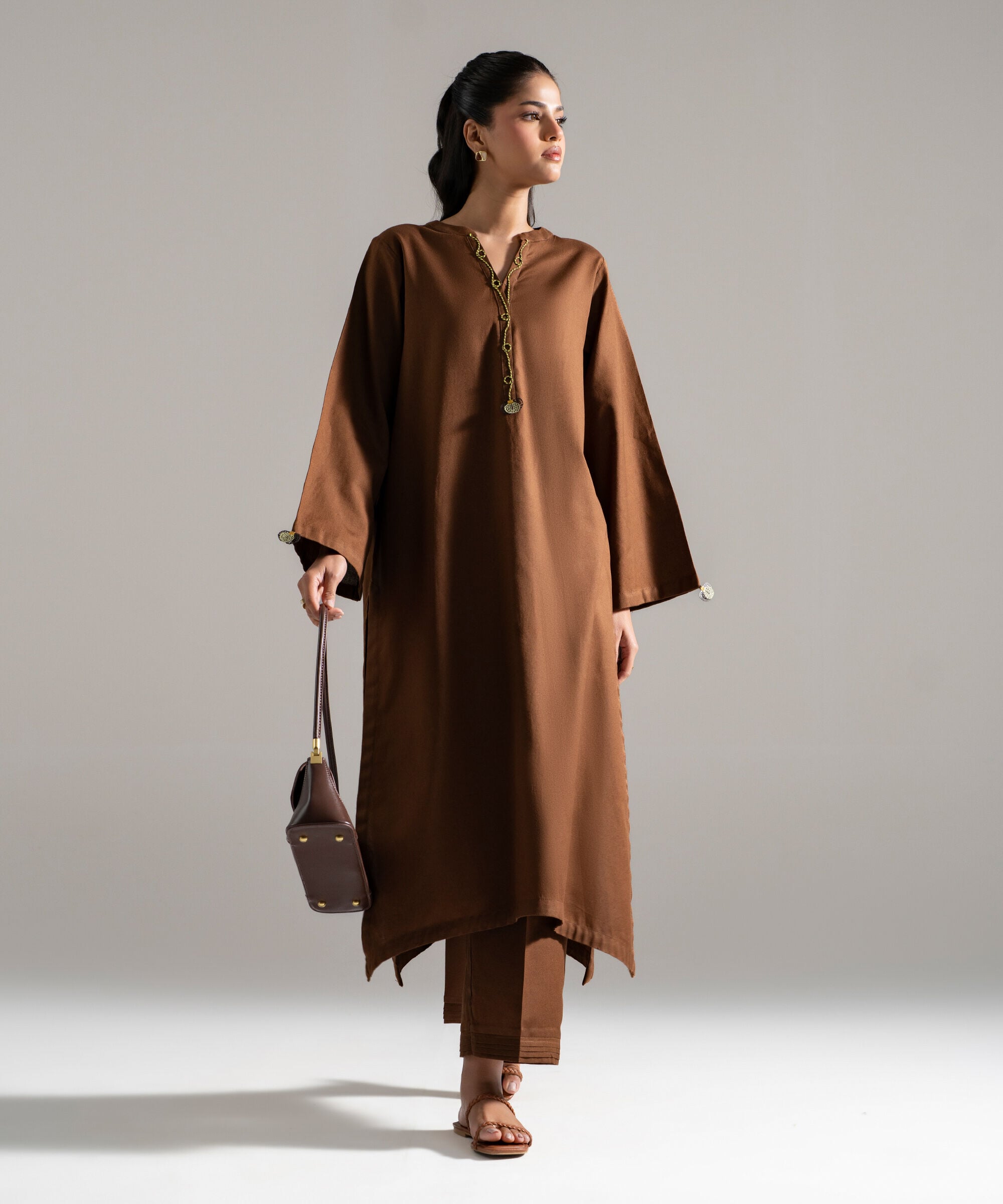 2 Piece - Solid Cotton Linen Suit PEW26CAWMV93