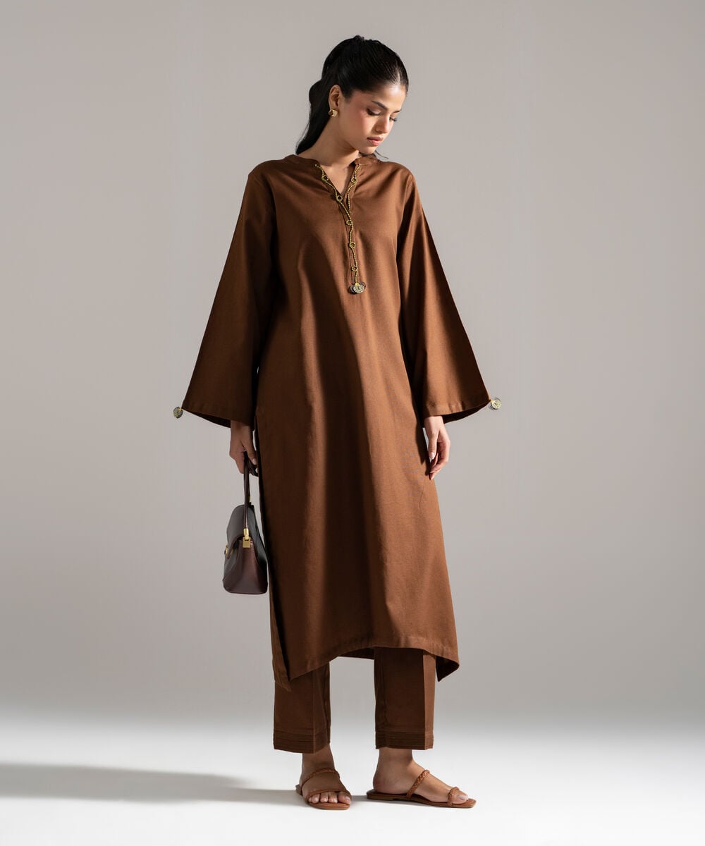 2 Piece - Solid Cotton Linen Suit PEW26CAWMV93