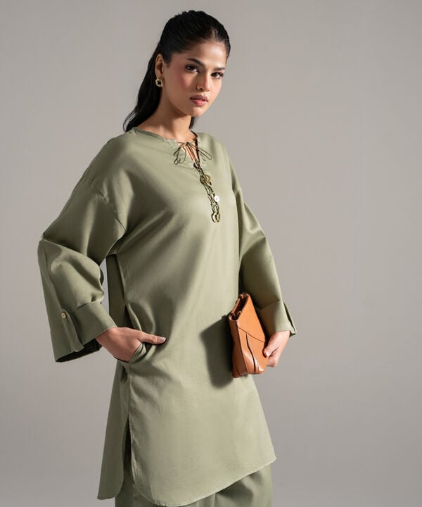 2 Piece - Solid Cotton Linen Suit