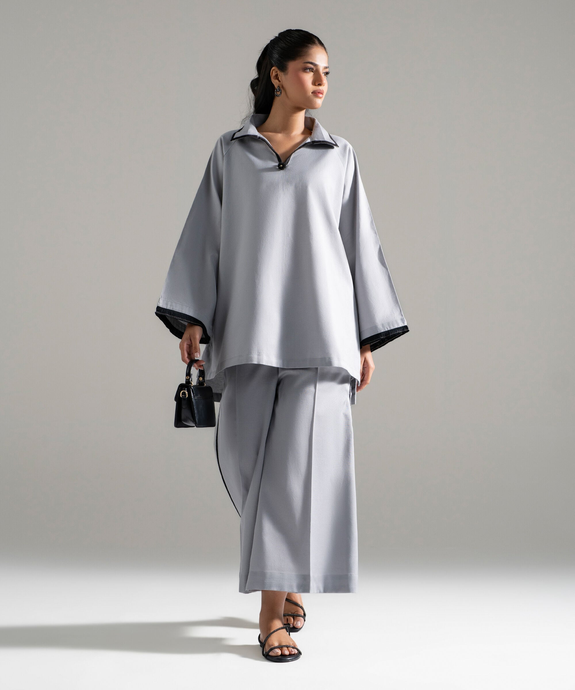 2 Piece - Solid Cotton Linen Suit PEW26CAWMV96