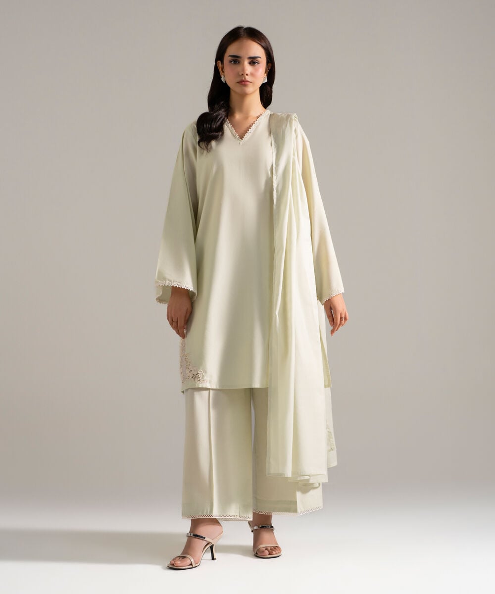 3 Piece - Solid Cambric Suit PEW26CHMV917
