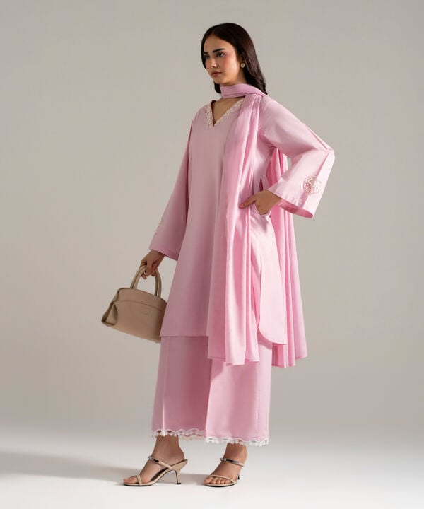3 Piece - Solid Cambric Suit
