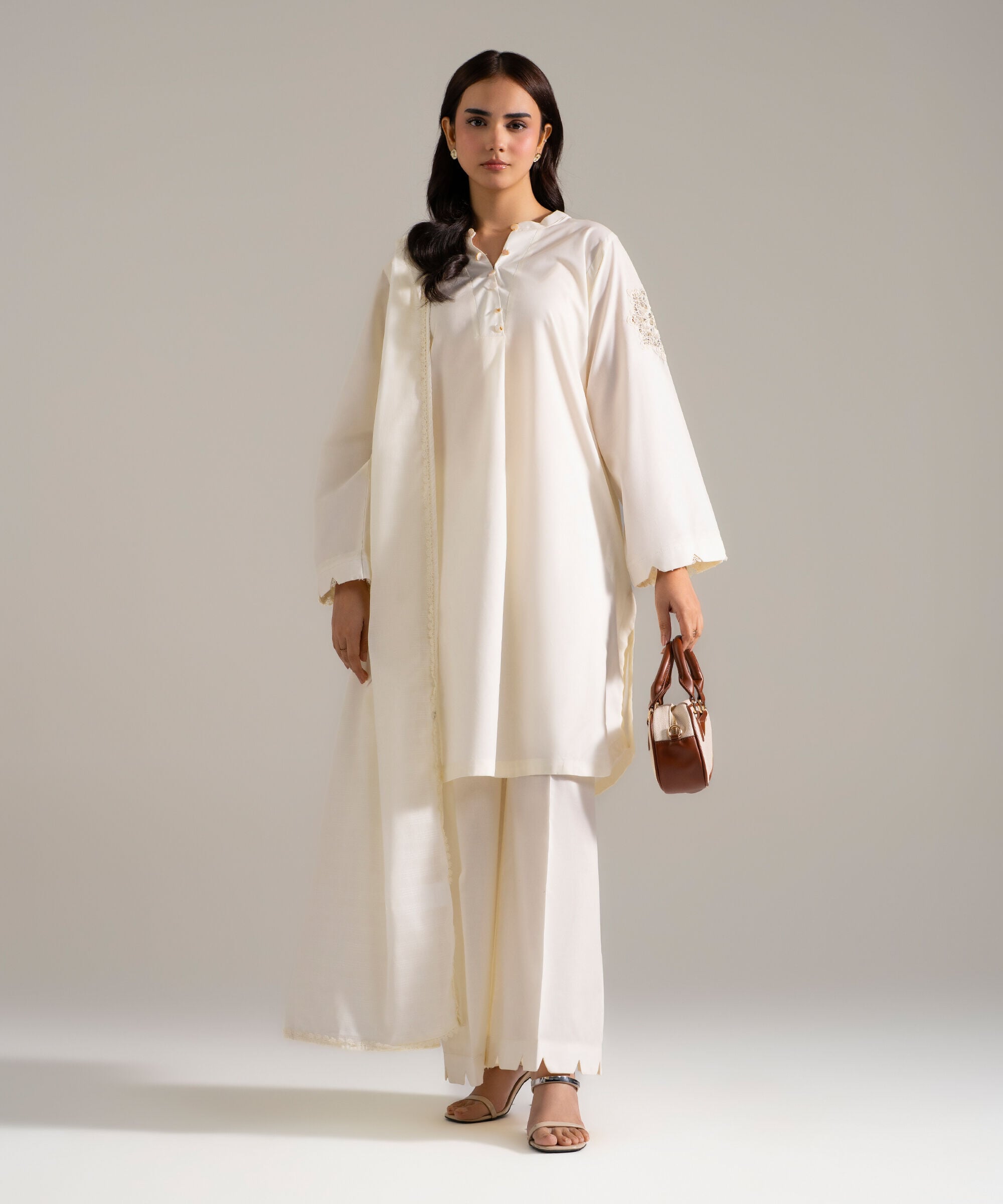 3 Piece - Solid Cambric Suit PEW26CHMV924