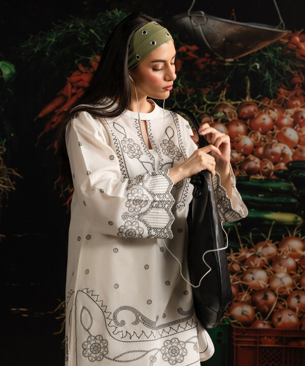 2 Piece - Printed Lawn Suit