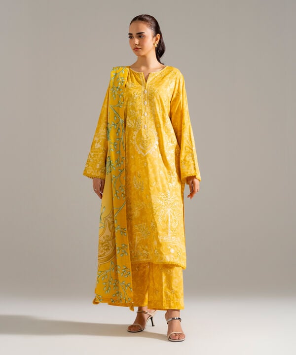 3 Piece - Embroidered Lawn Suit