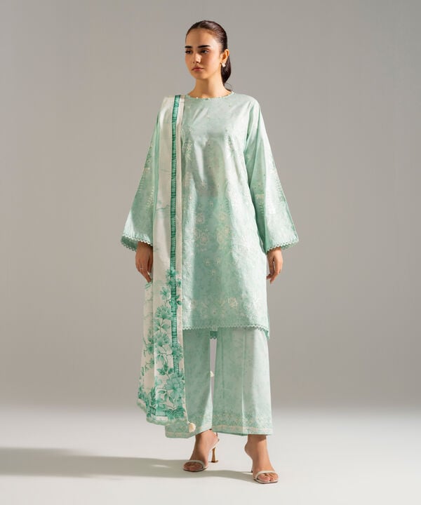 3 Piece - Embroidered Lawn Suit