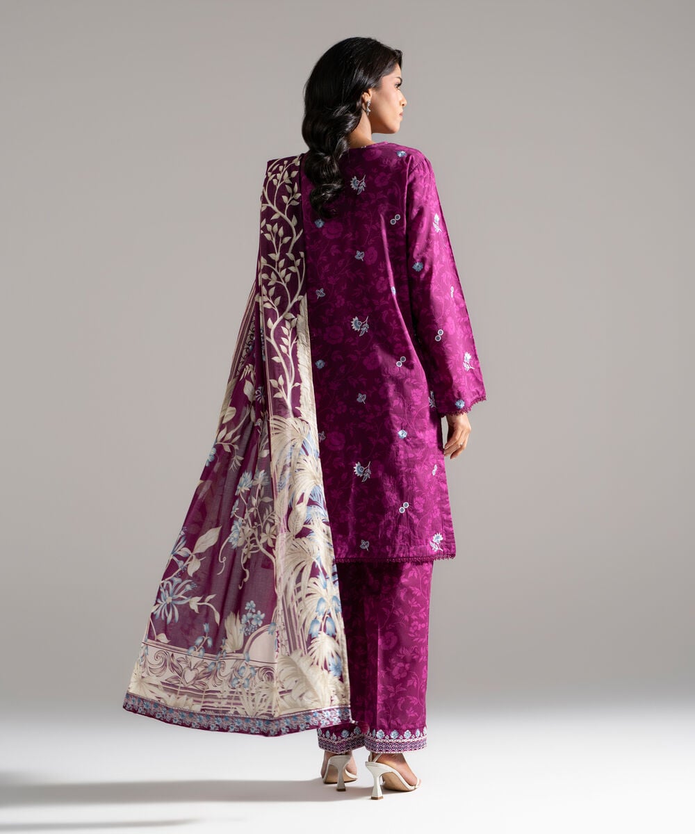 3 Piece - Embroidered Lawn Suit PEW26SCSTV98