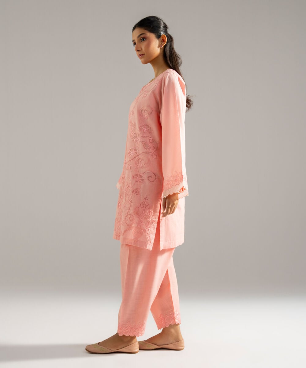2 Piece - Embroidered Crosshatch Suit PEW26SMV1022