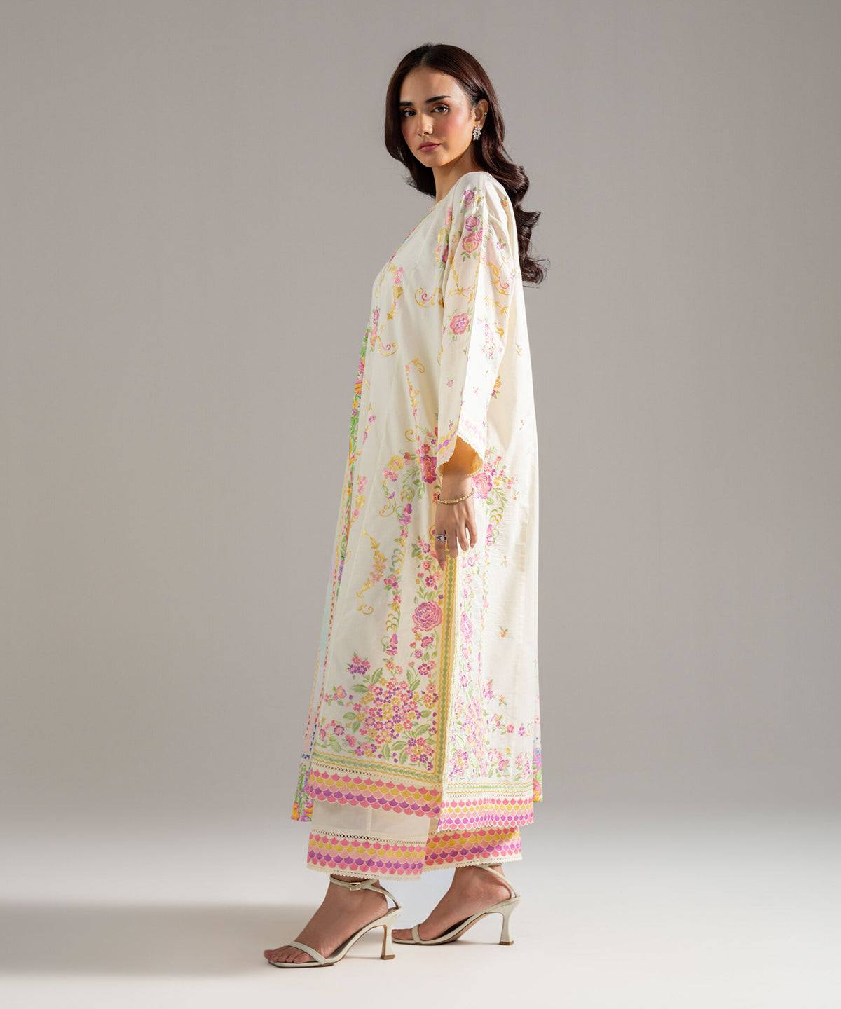 3 Piece - Embroidered Cambric Suit PEW26STV1016