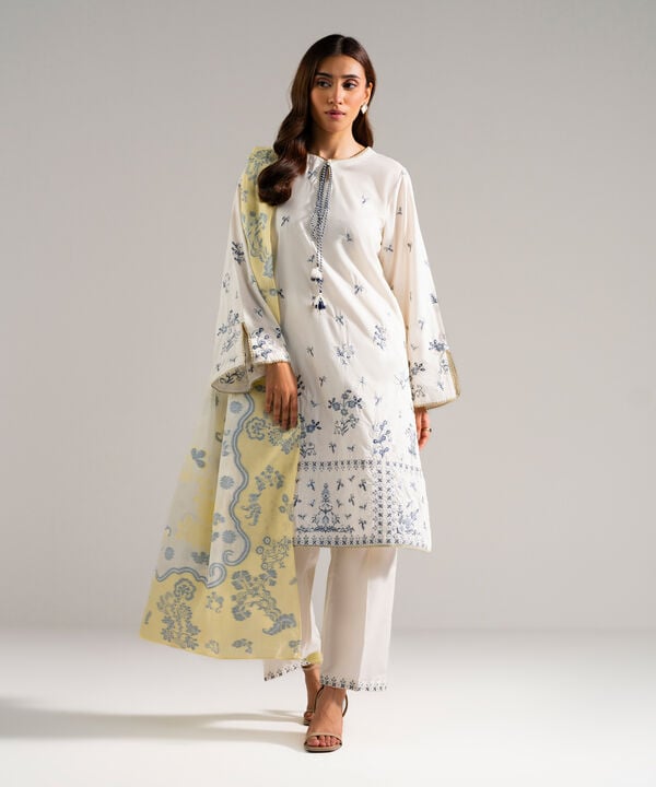 Printed Jacquard Dupatta
