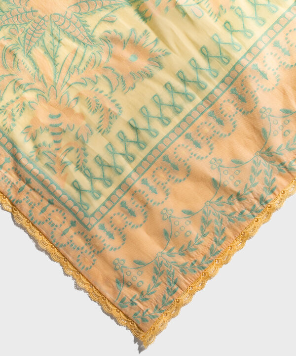 Printed Jacquard Dupatta