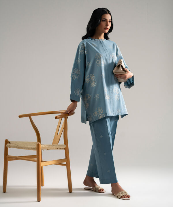 2 Piece - Printed Lawn Suit