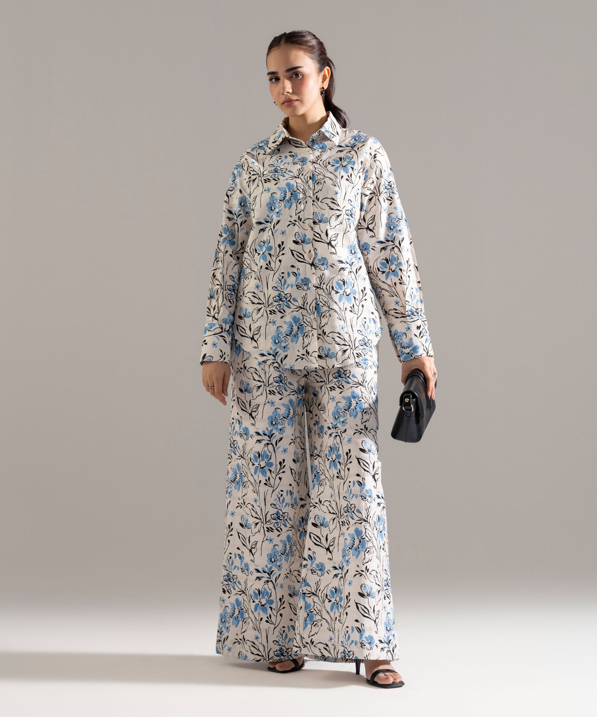 2 Piece - Printed Seersucker Suit PEW2CASTV817