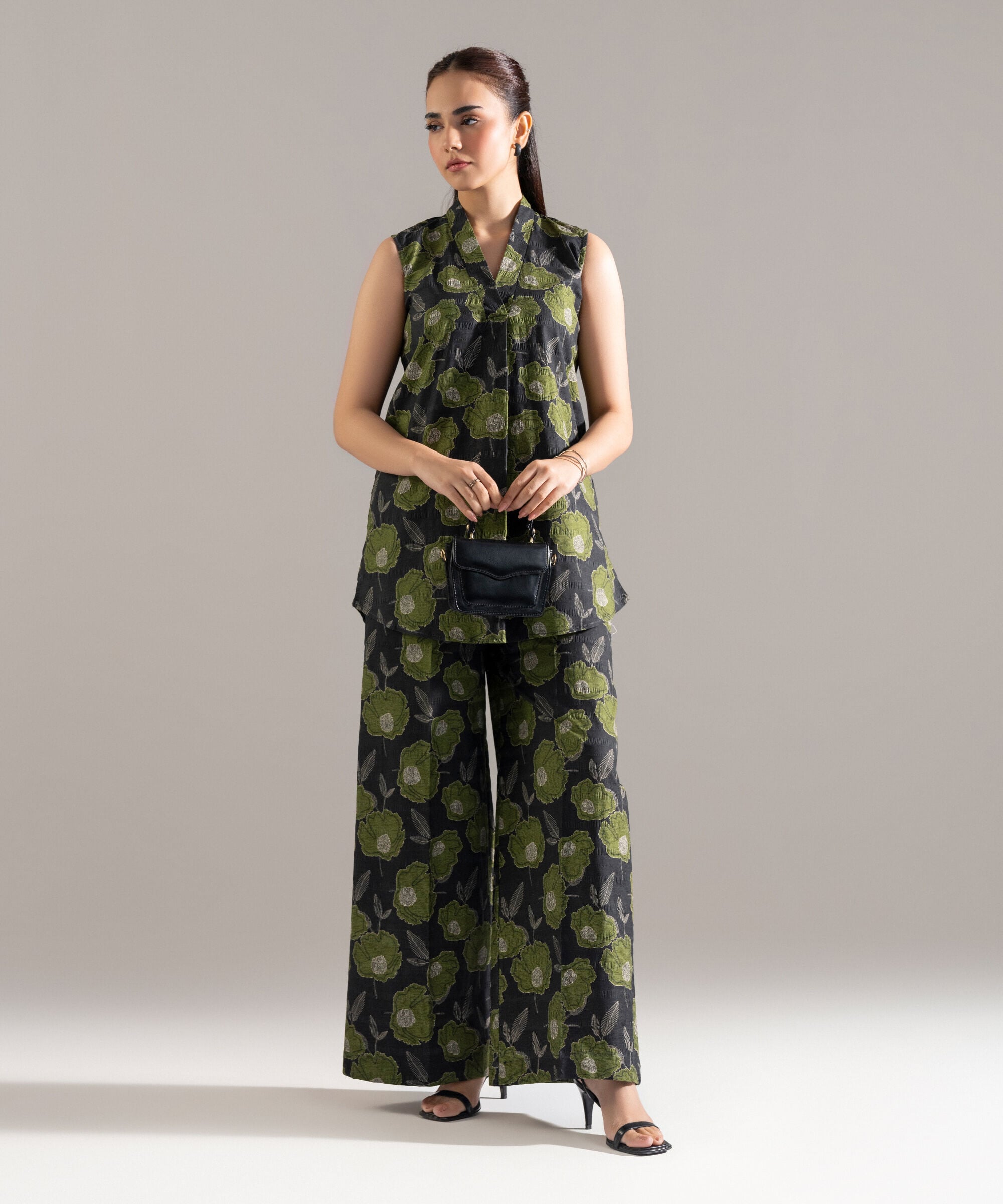 2 Piece - Printed Seersucker Suit PEW2CASTV818