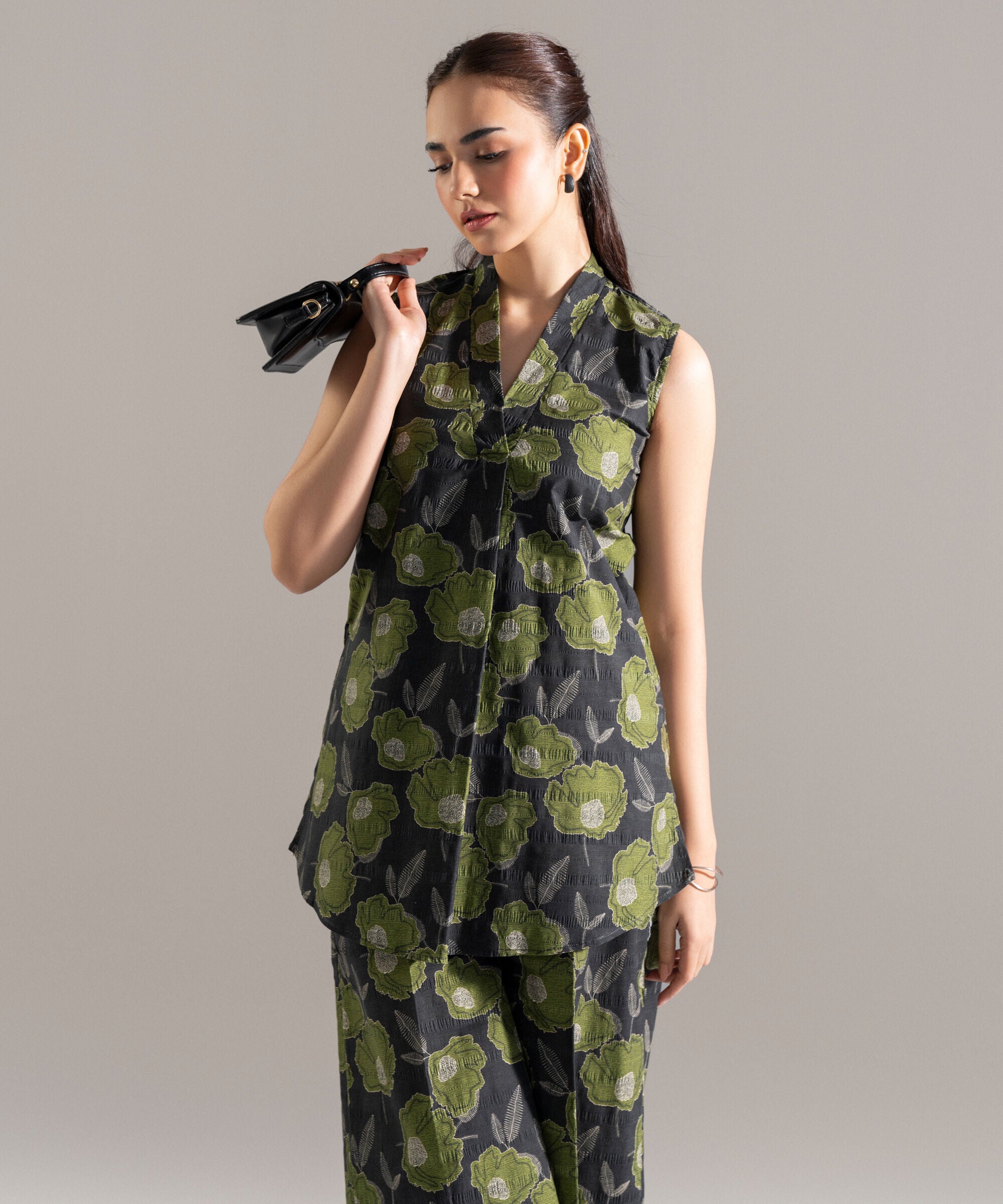 2 Piece - Printed Seersucker Suit PEW2CASTV818