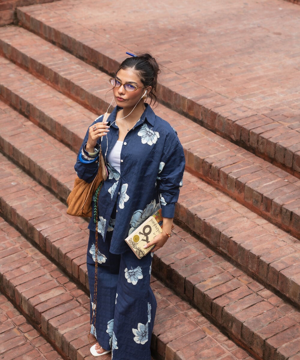 2 Piece - Printed Seersucker Suit PEW2CASTV819