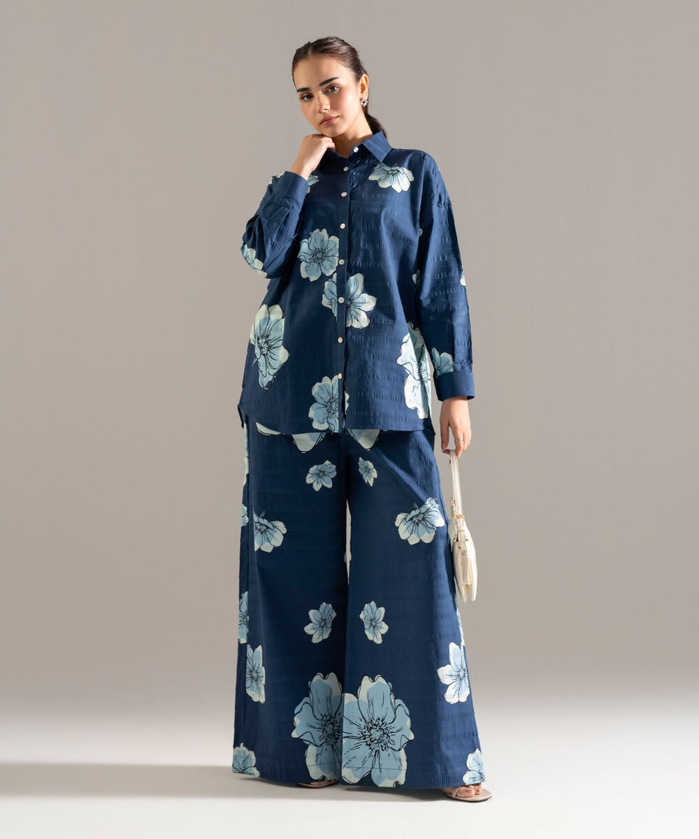 2 Piece - Printed Seersucker Suit PEW2CASTV819