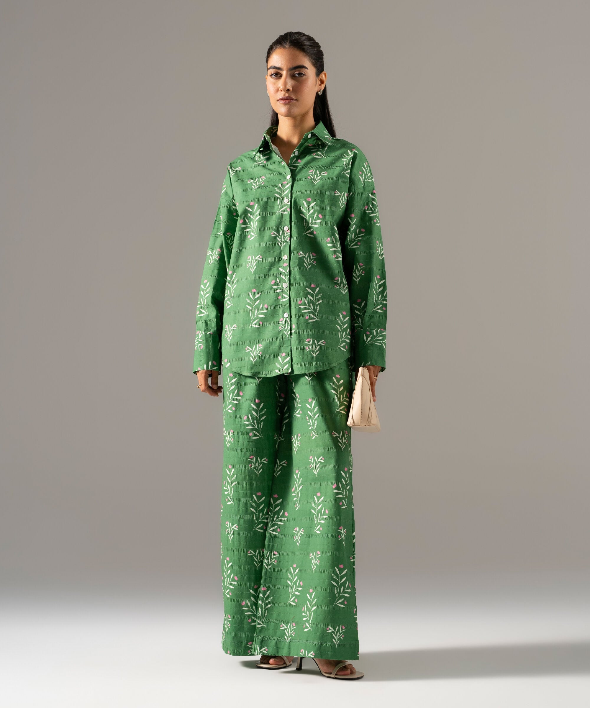 2 Piece - Printed Seersucker Suit PEW2CASTV820