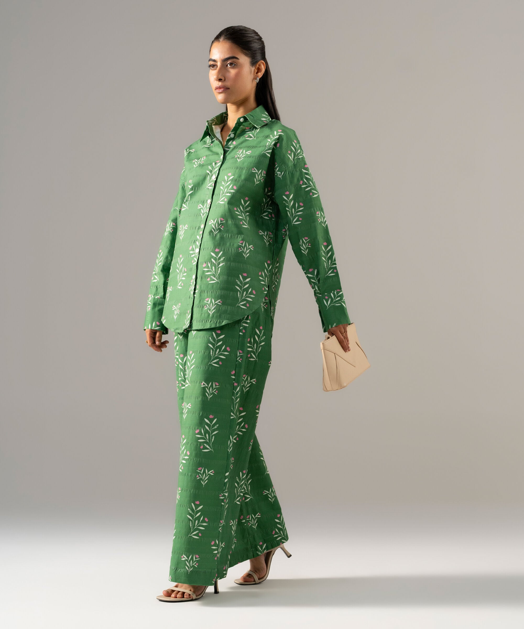 2 Piece - Printed Seersucker Suit PEW2CASTV820