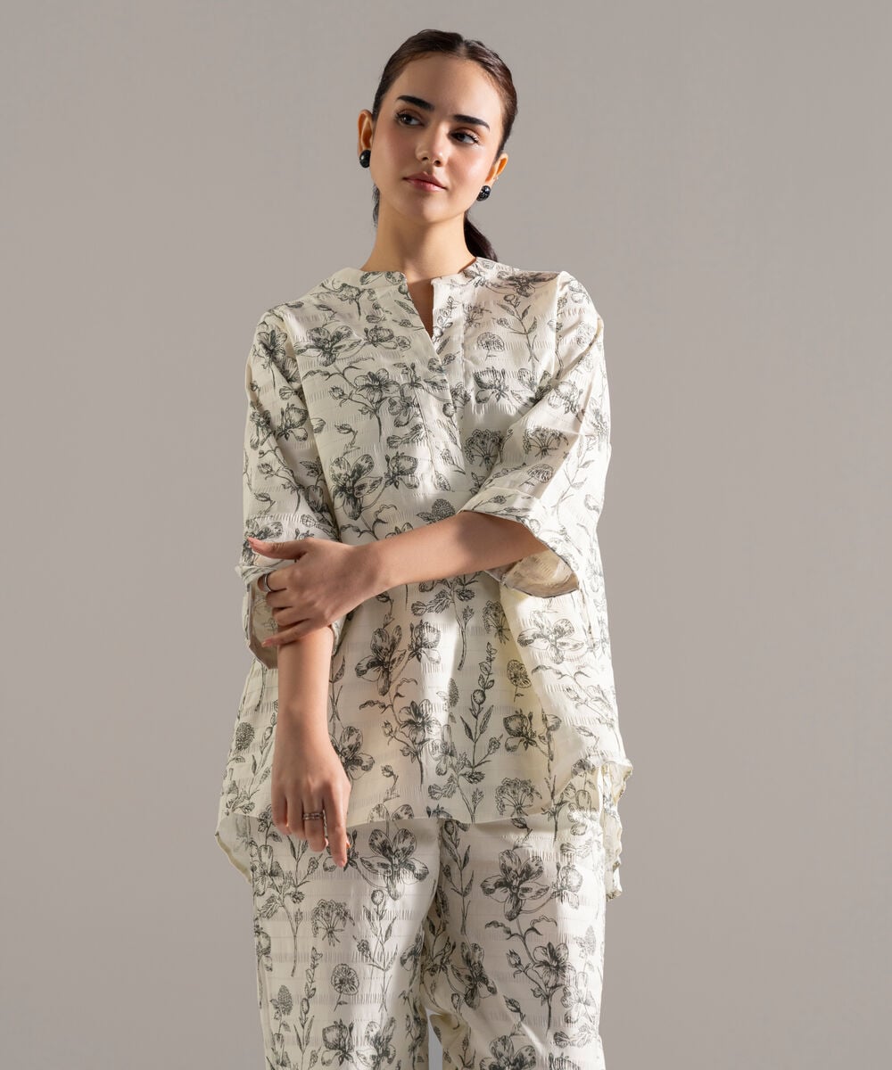 2 Piece - Printed Seersucker Suit PEW2CASTV821
