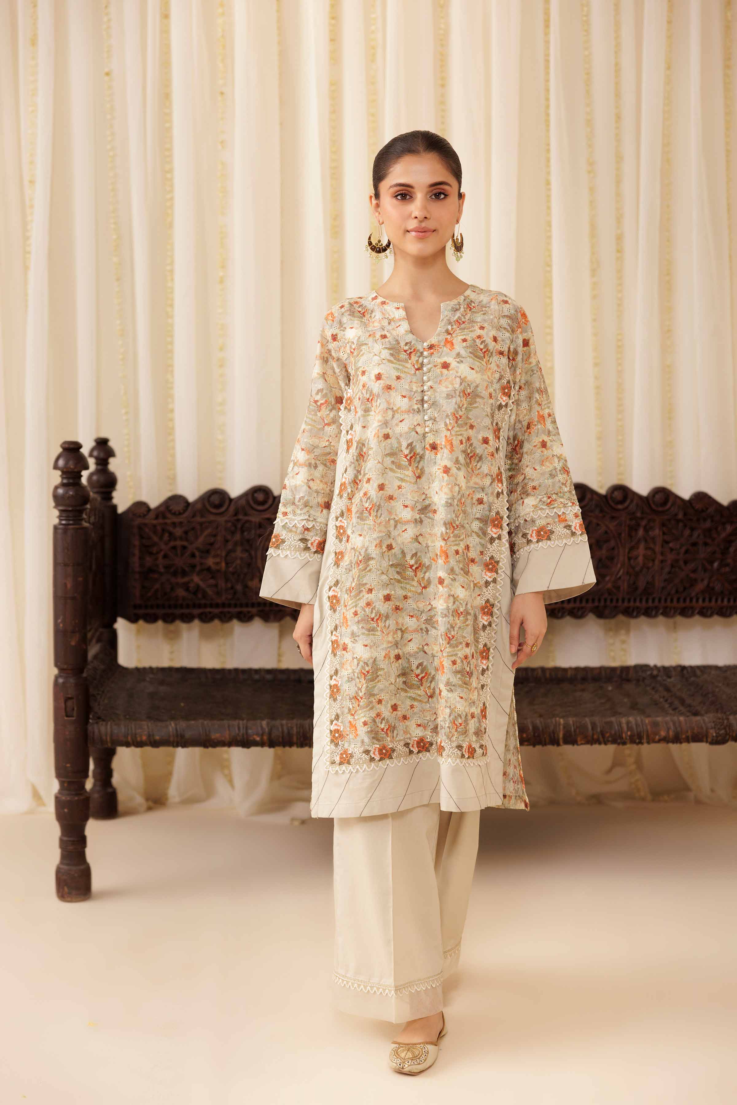 2 Piece - Embroidered Suit - PFE25-11