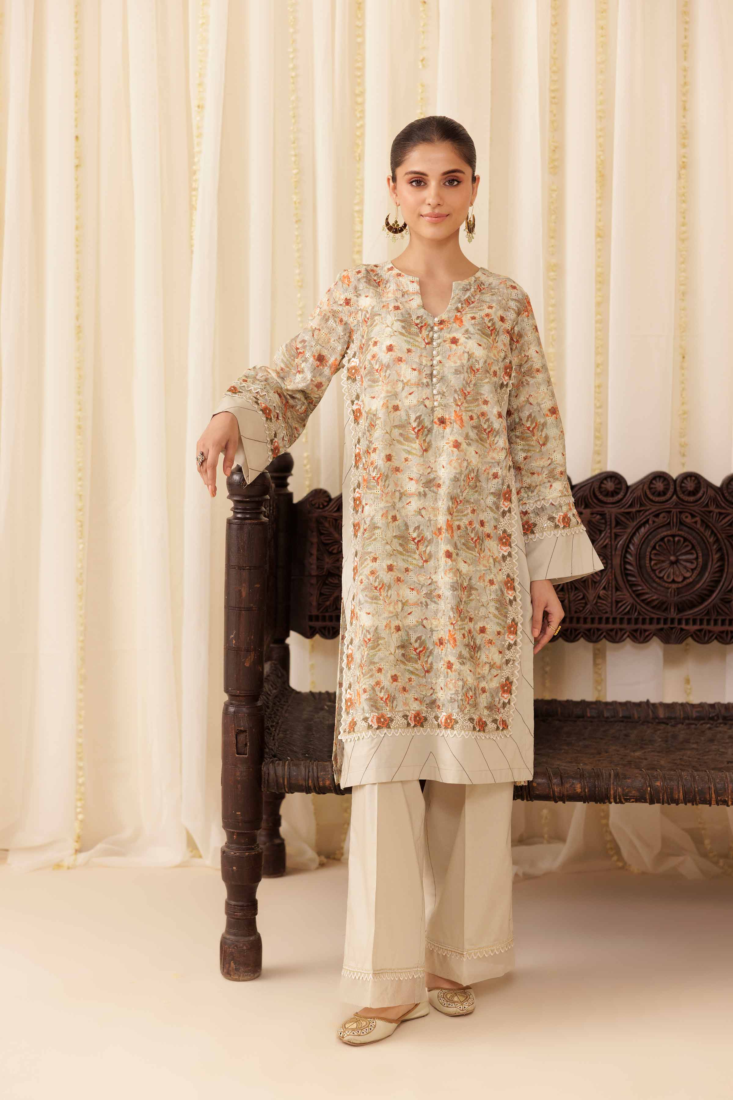 2 Piece - Embroidered Suit - PFE25-11