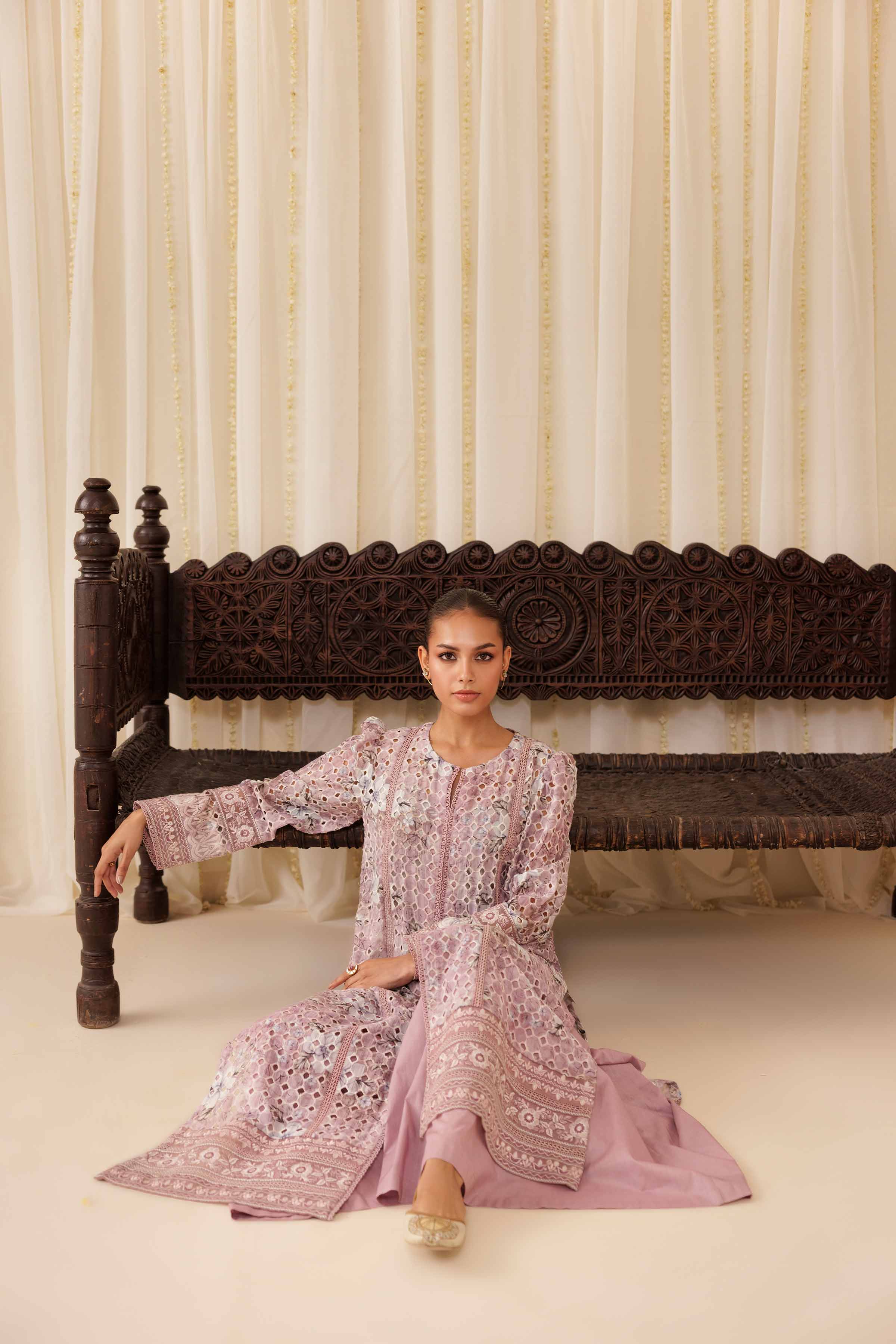 2 Piece - Embroidered Suit - PFE25-32