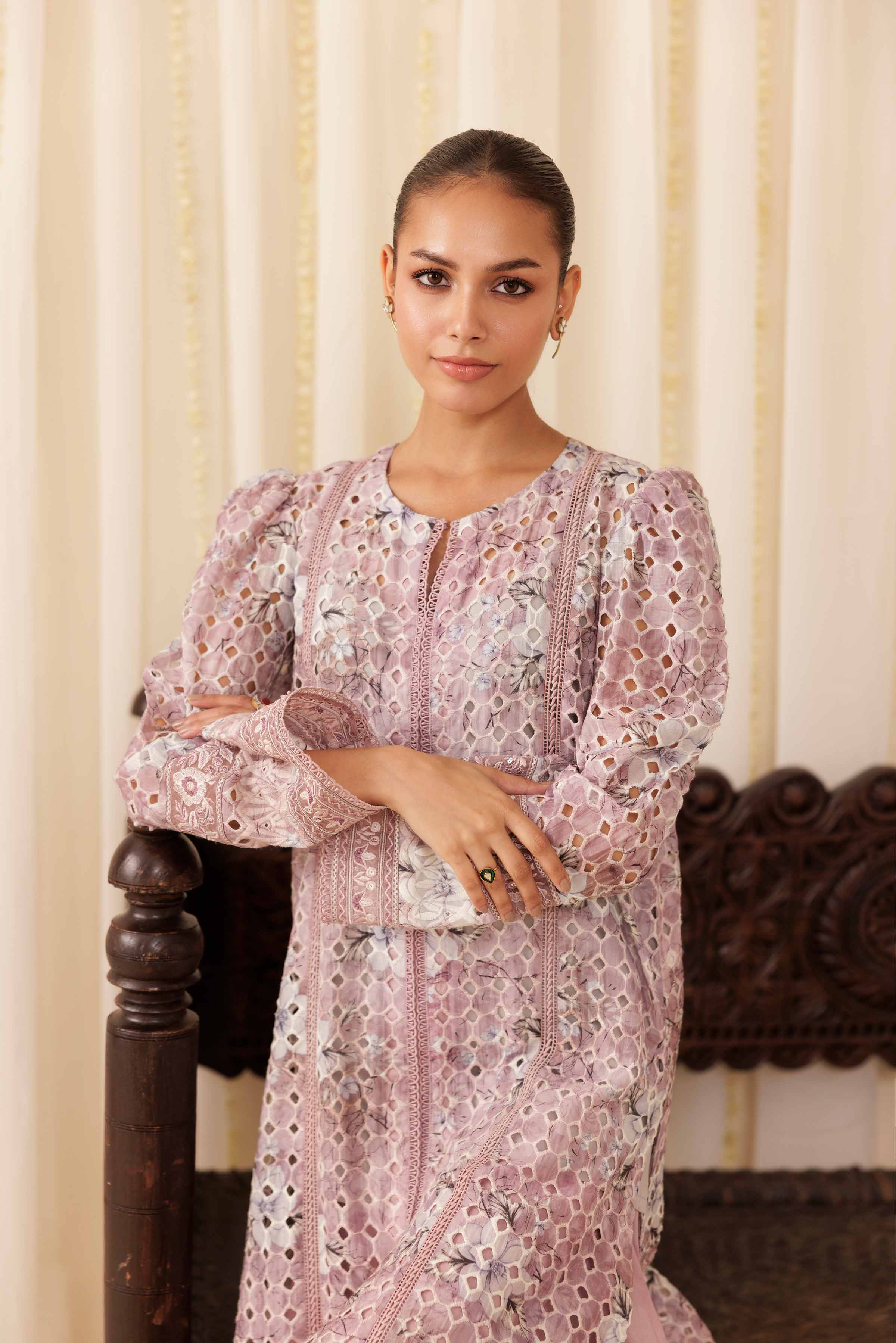2 Piece - Embroidered Suit - PFE25-32