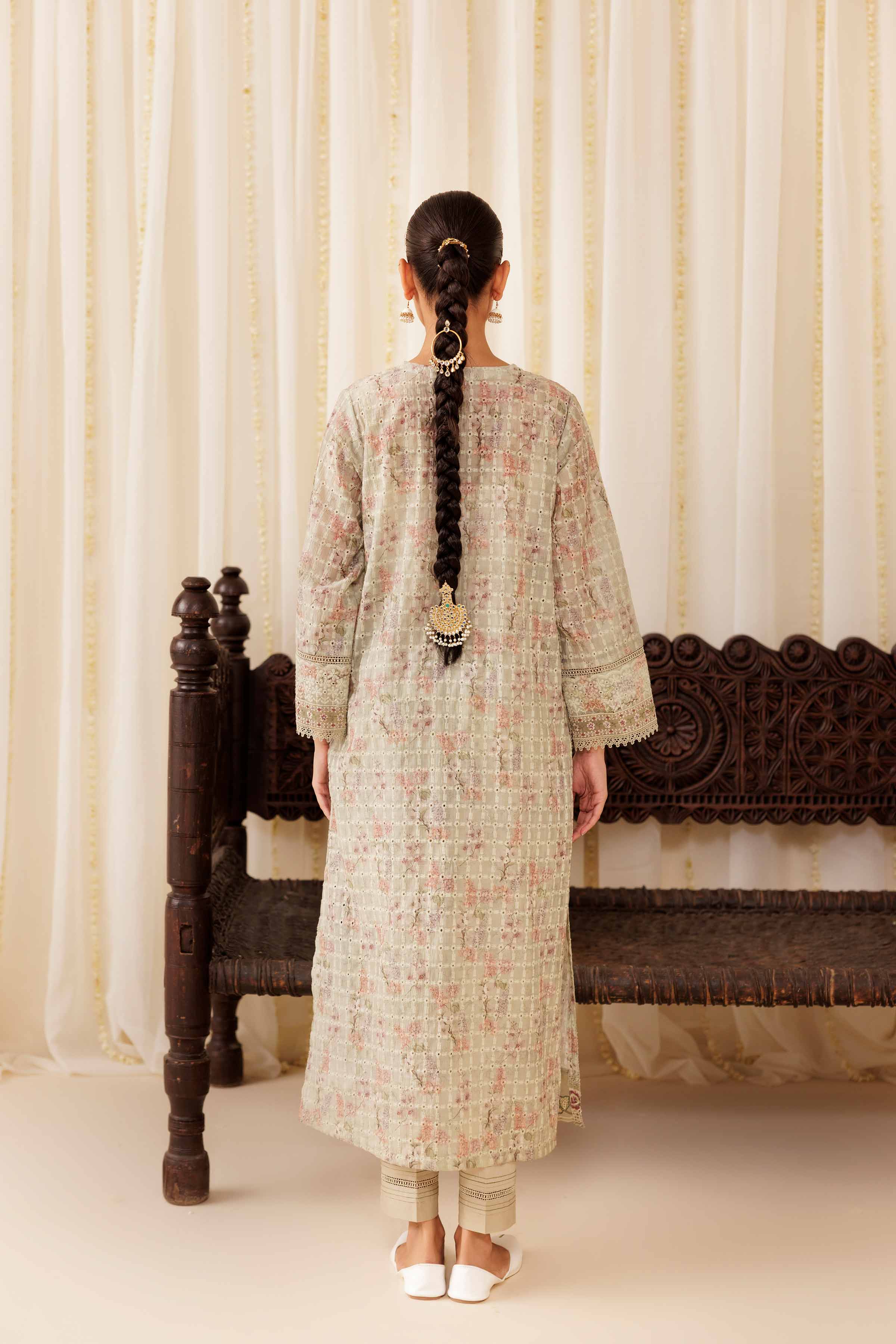 2 Piece - Embroidered Suit - PFE25-38