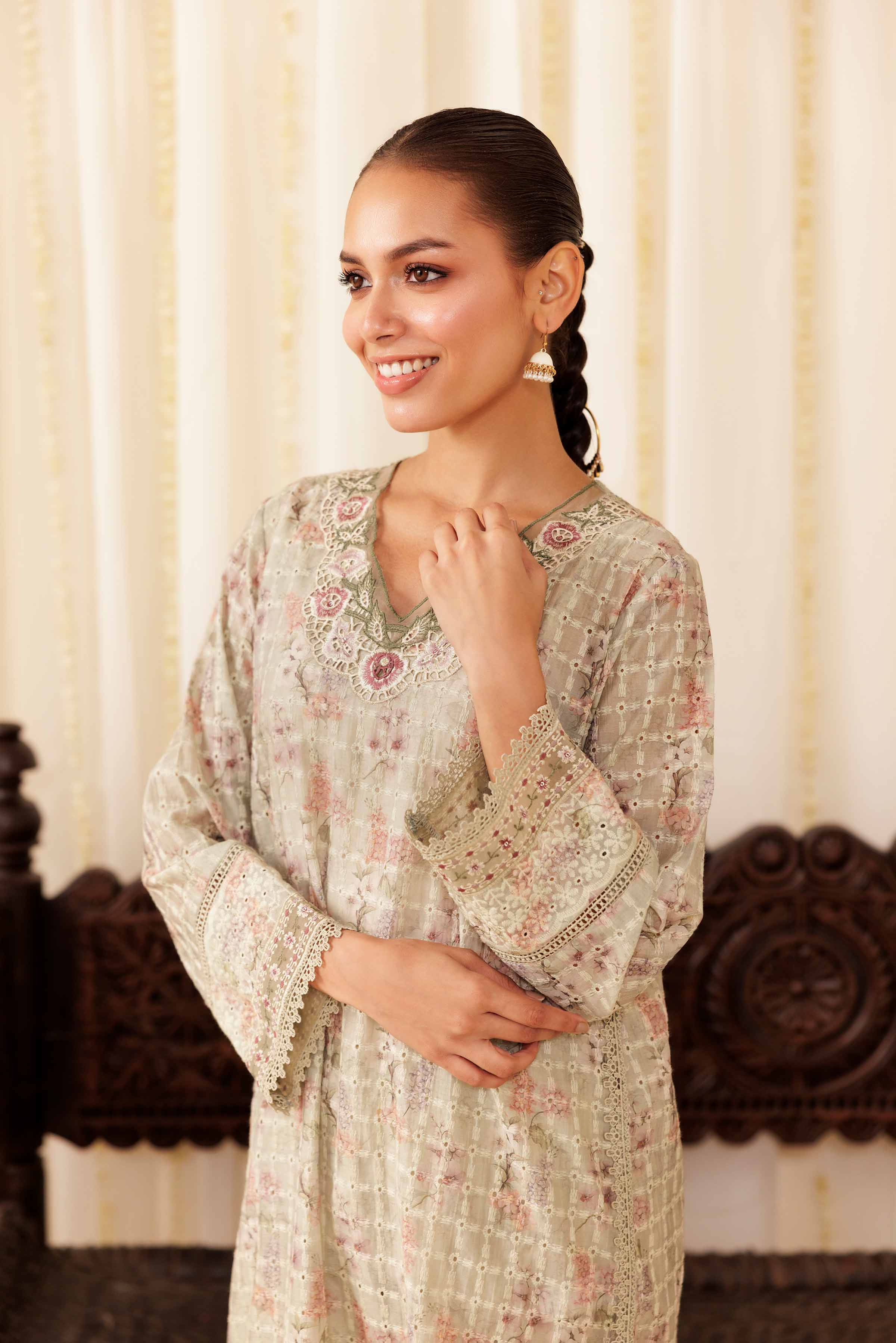 2 Piece - Embroidered Suit - PFE25-38