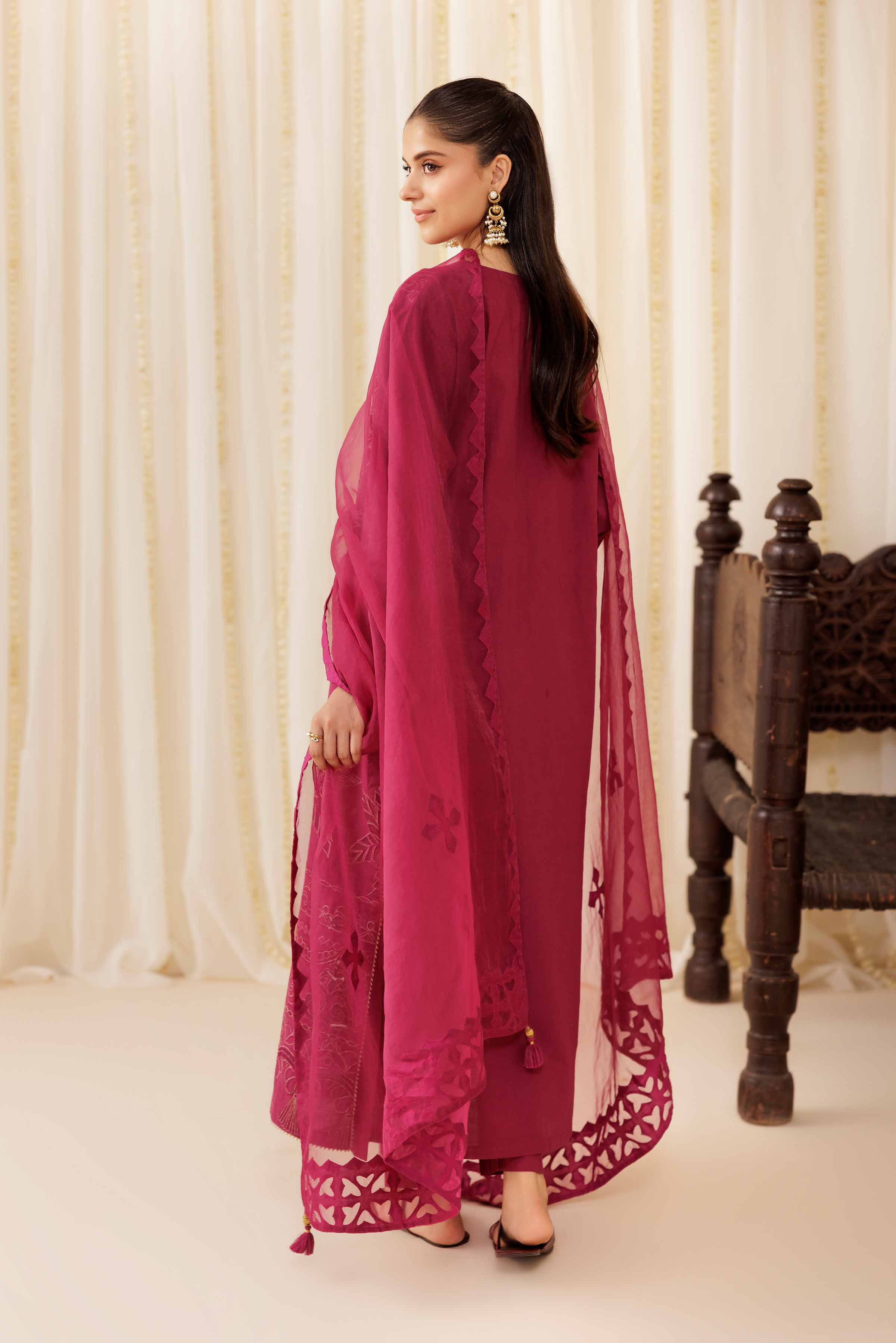 3 Piece - Embroidered Suit - PFE25-41