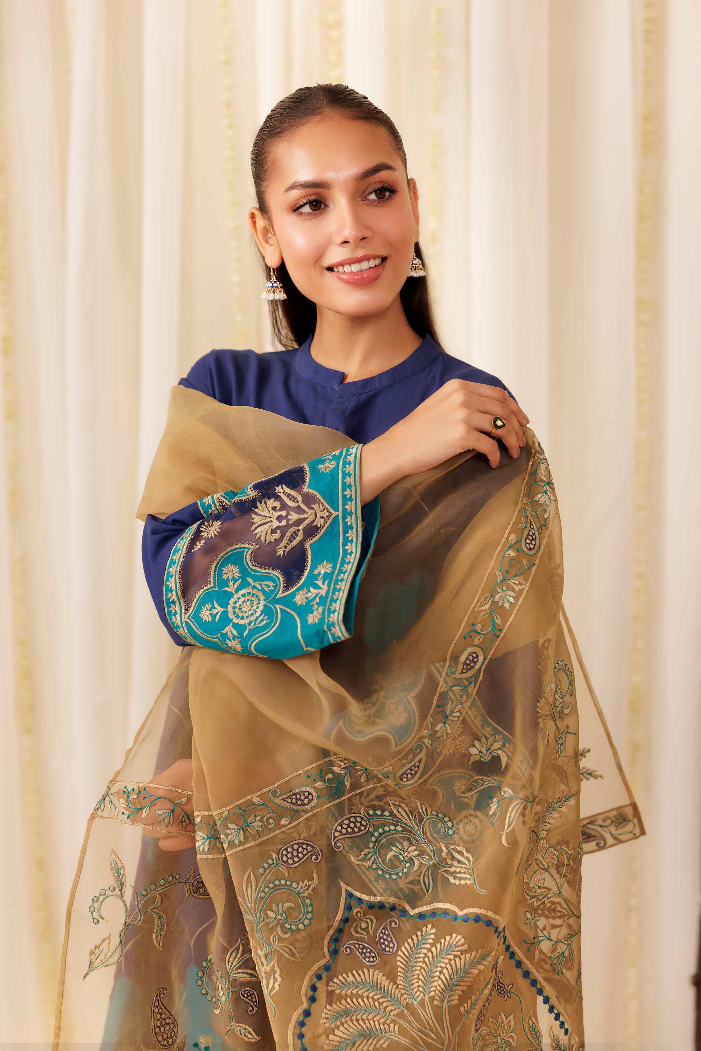 3 Piece - Embroidered Suit - PFE25-42