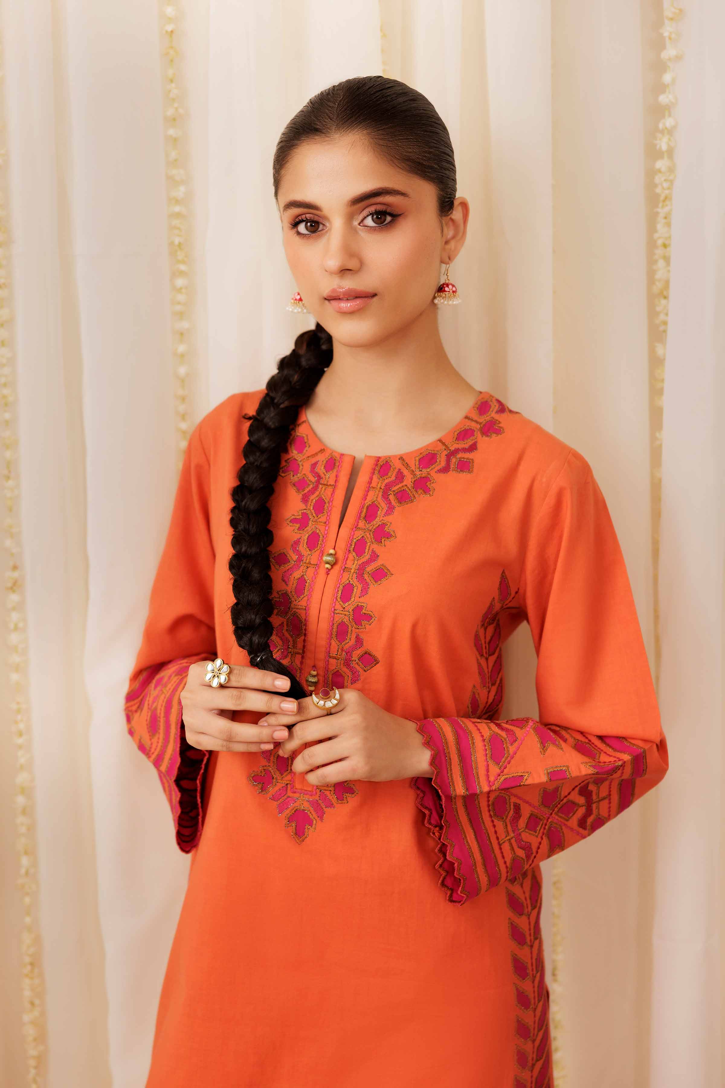 2 Piece - Embroidered Suit - PFE25-43