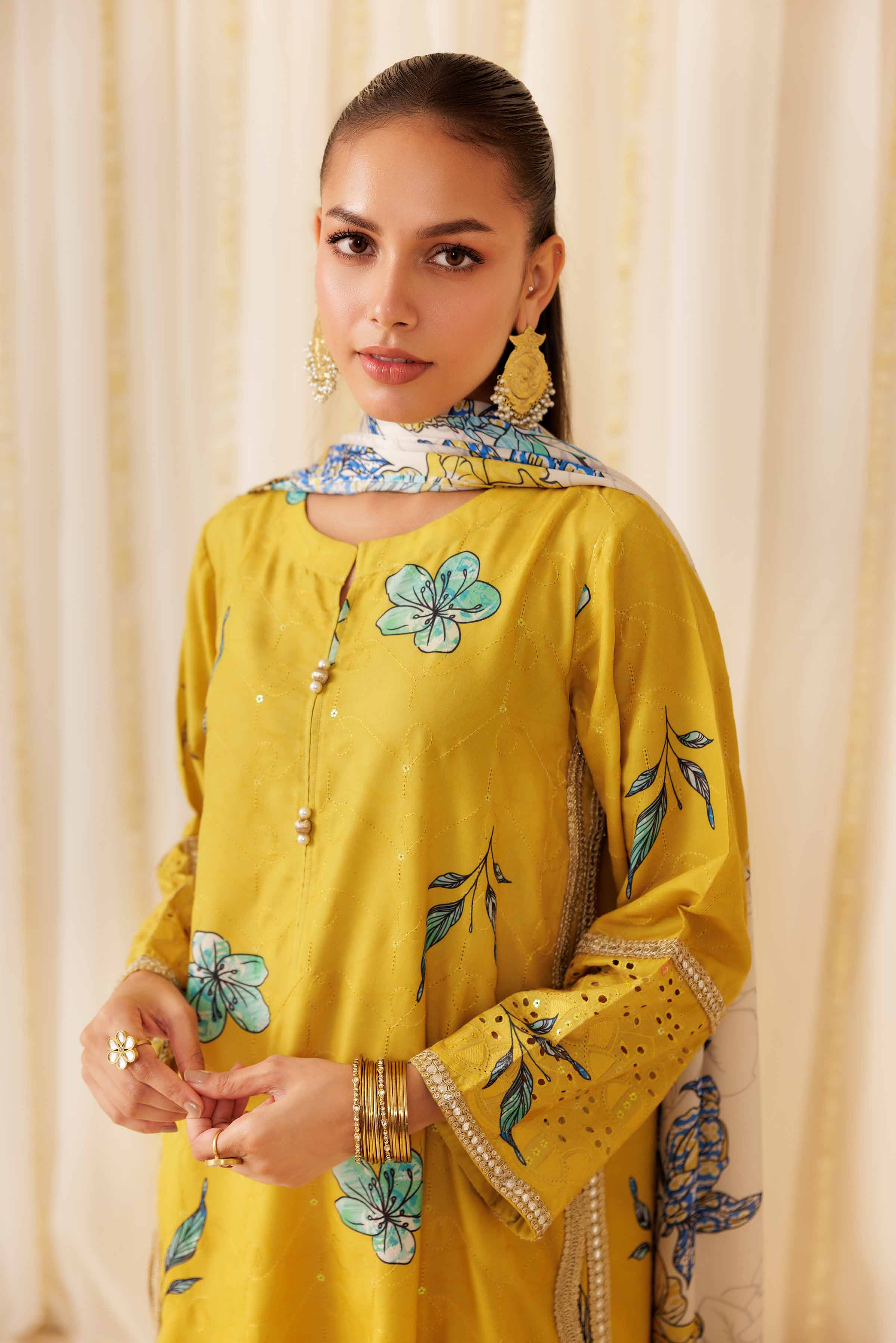 3 Piece - Printed Suit - PFE25-45
