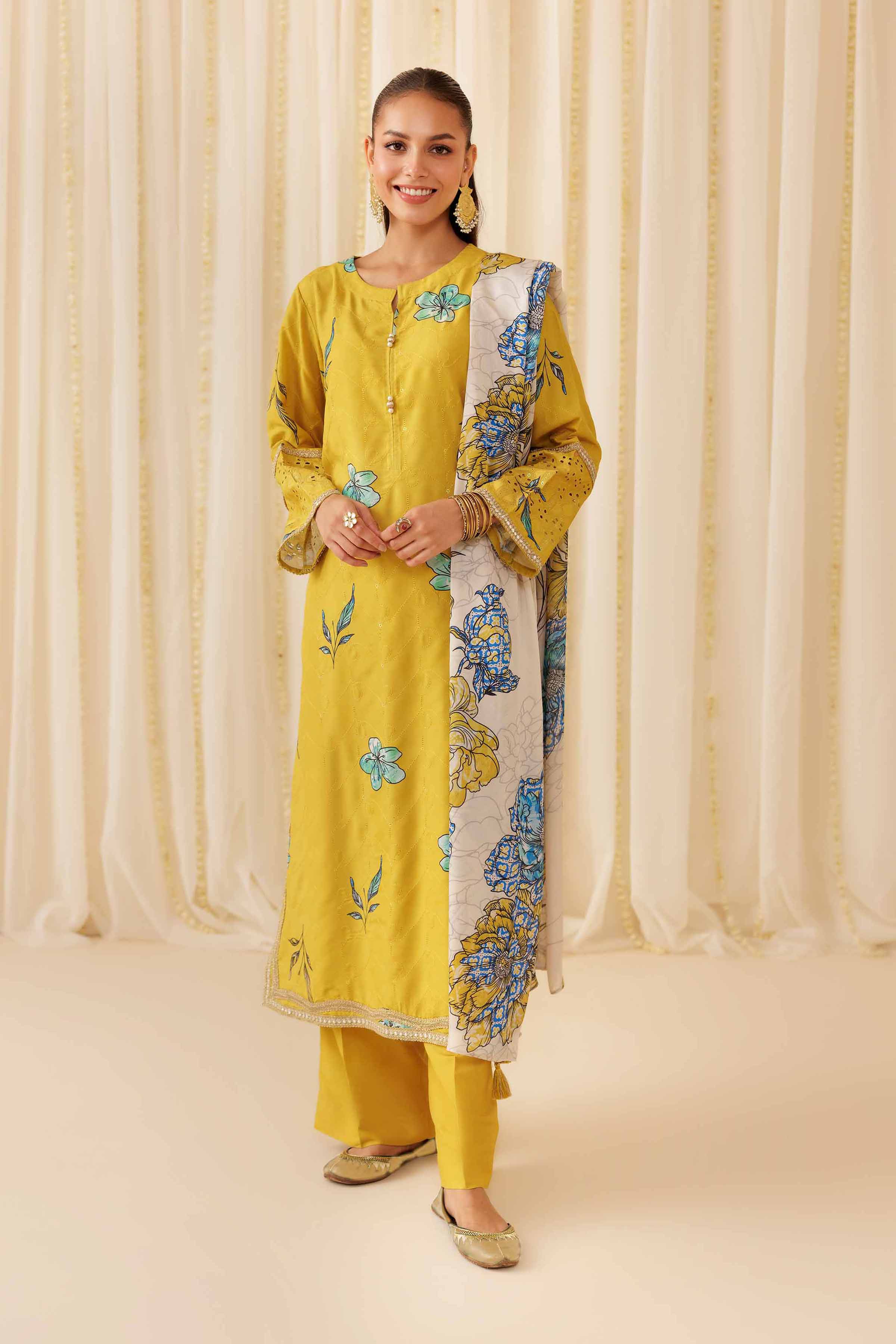 3 Piece - Printed Suit - PFE25-45
