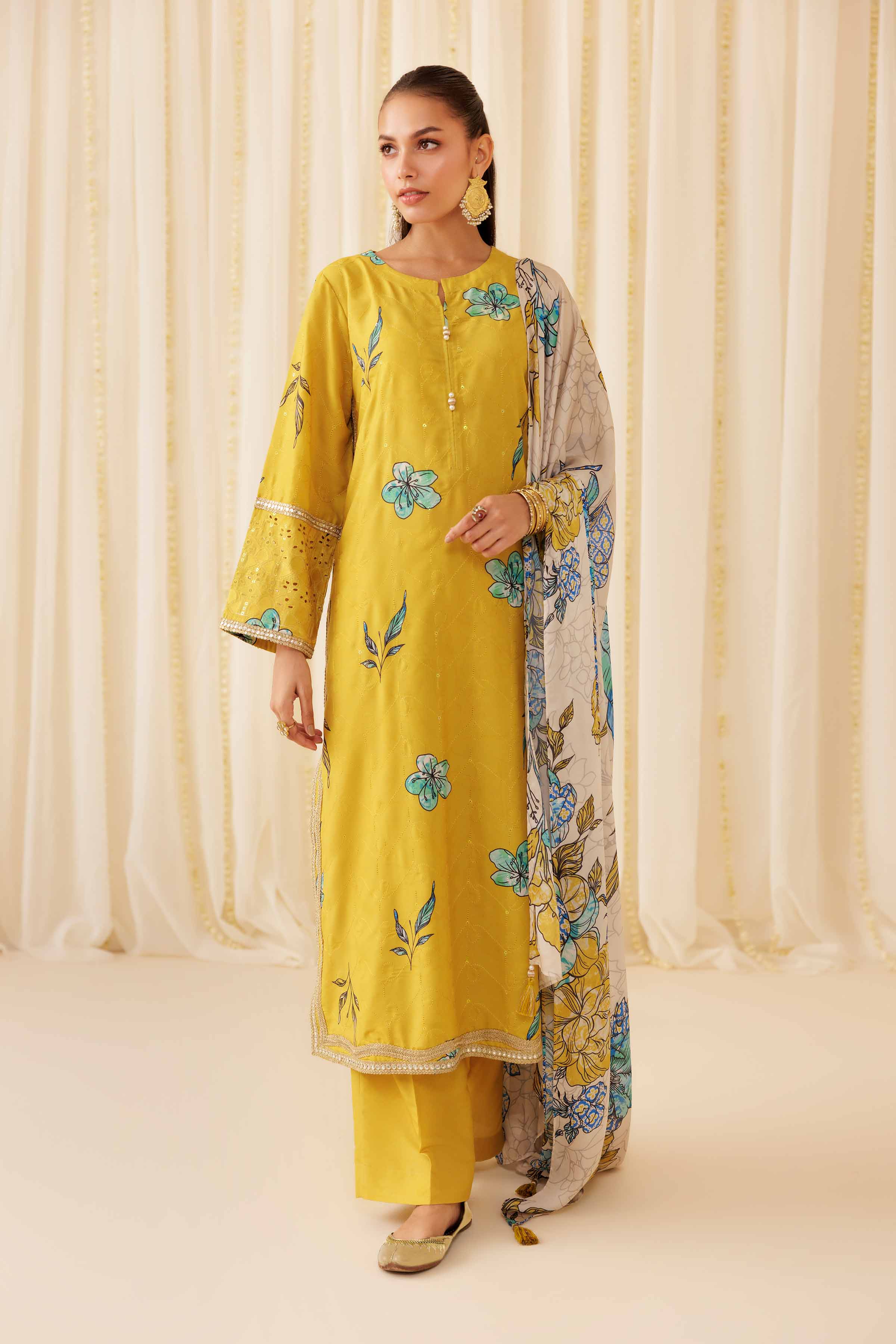 3 Piece - Printed Suit - PFE25-45