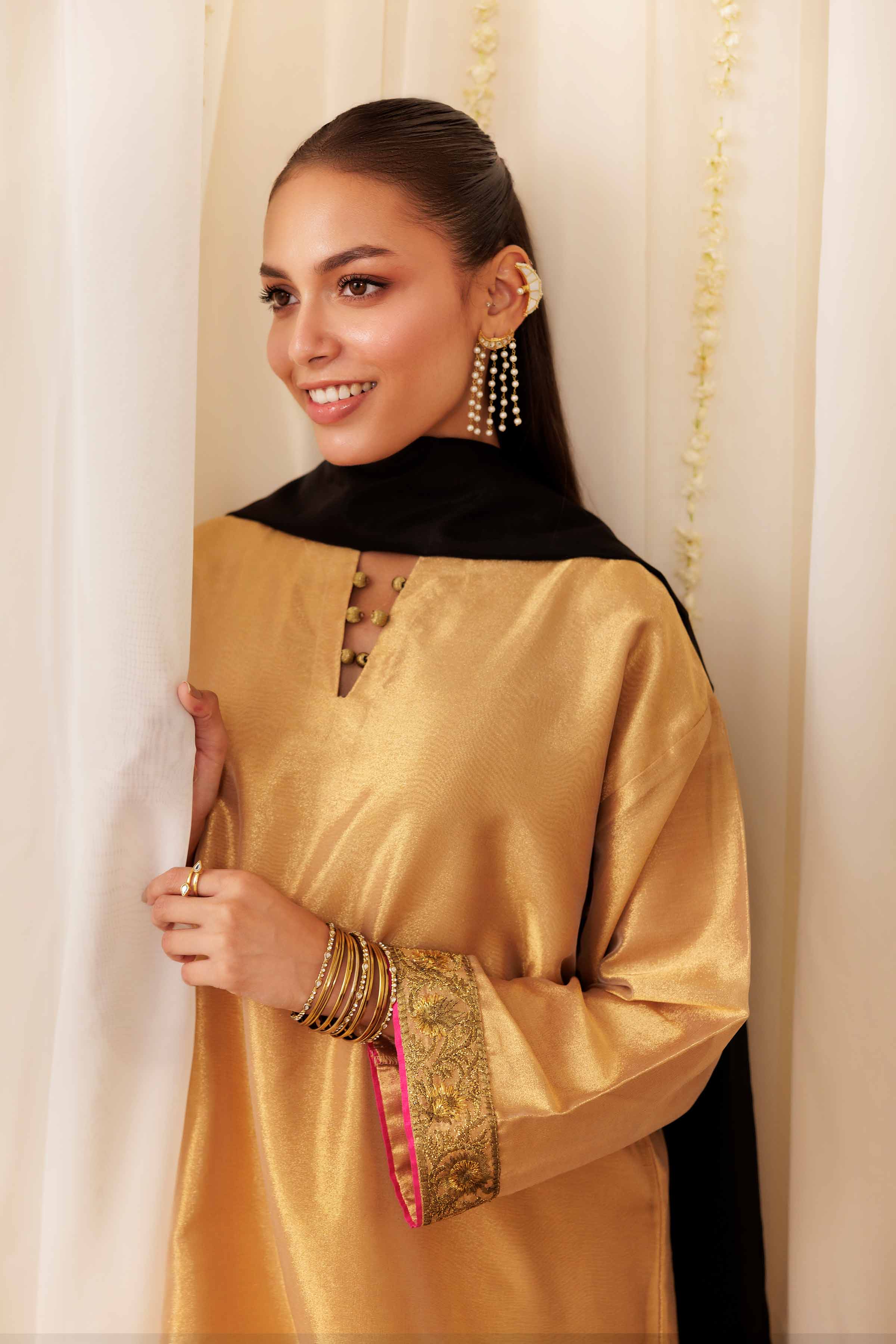 3 Piece - Embroidered Suit - PFE25-49