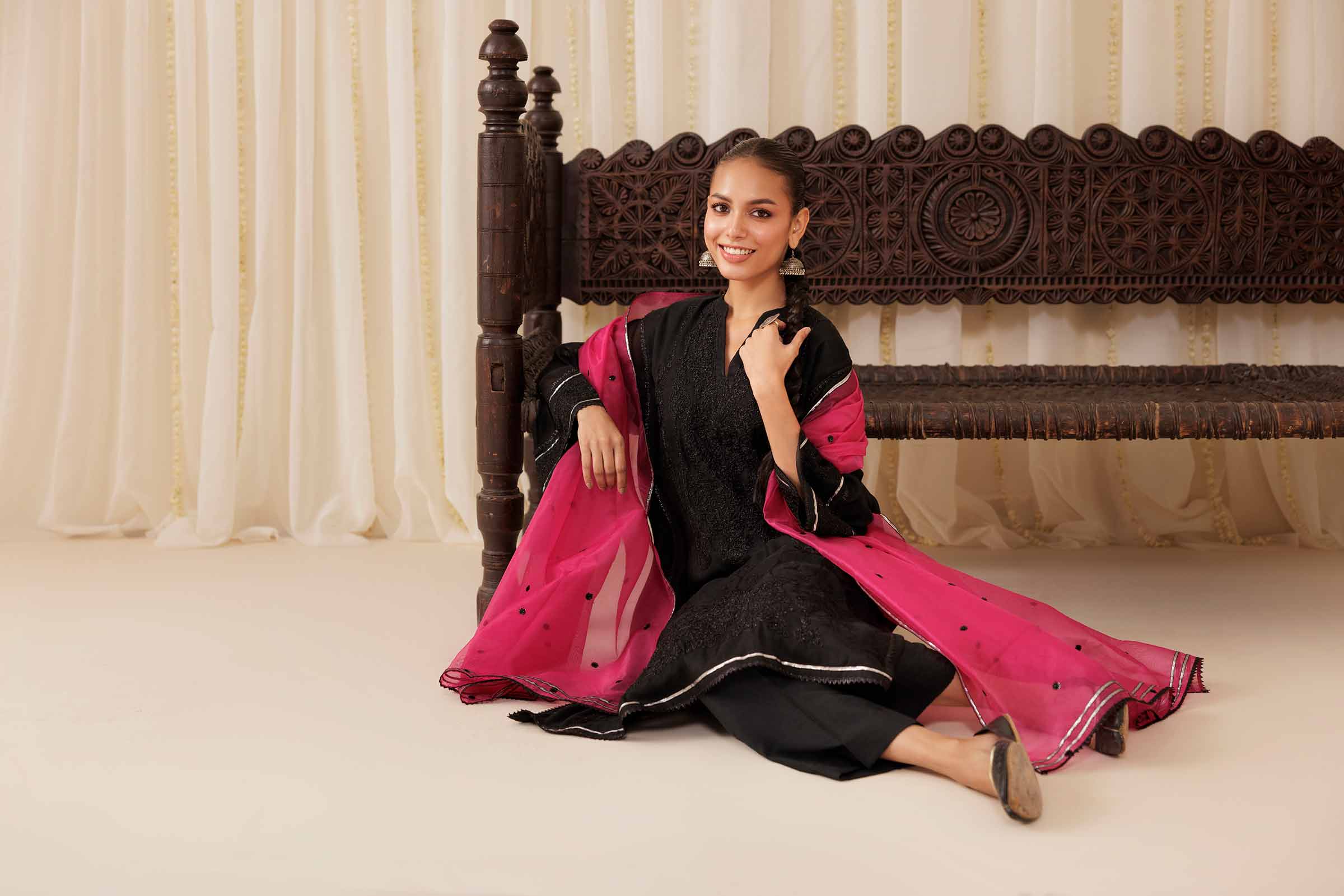 3 Piece - Embroidered Suit - PFE25-50