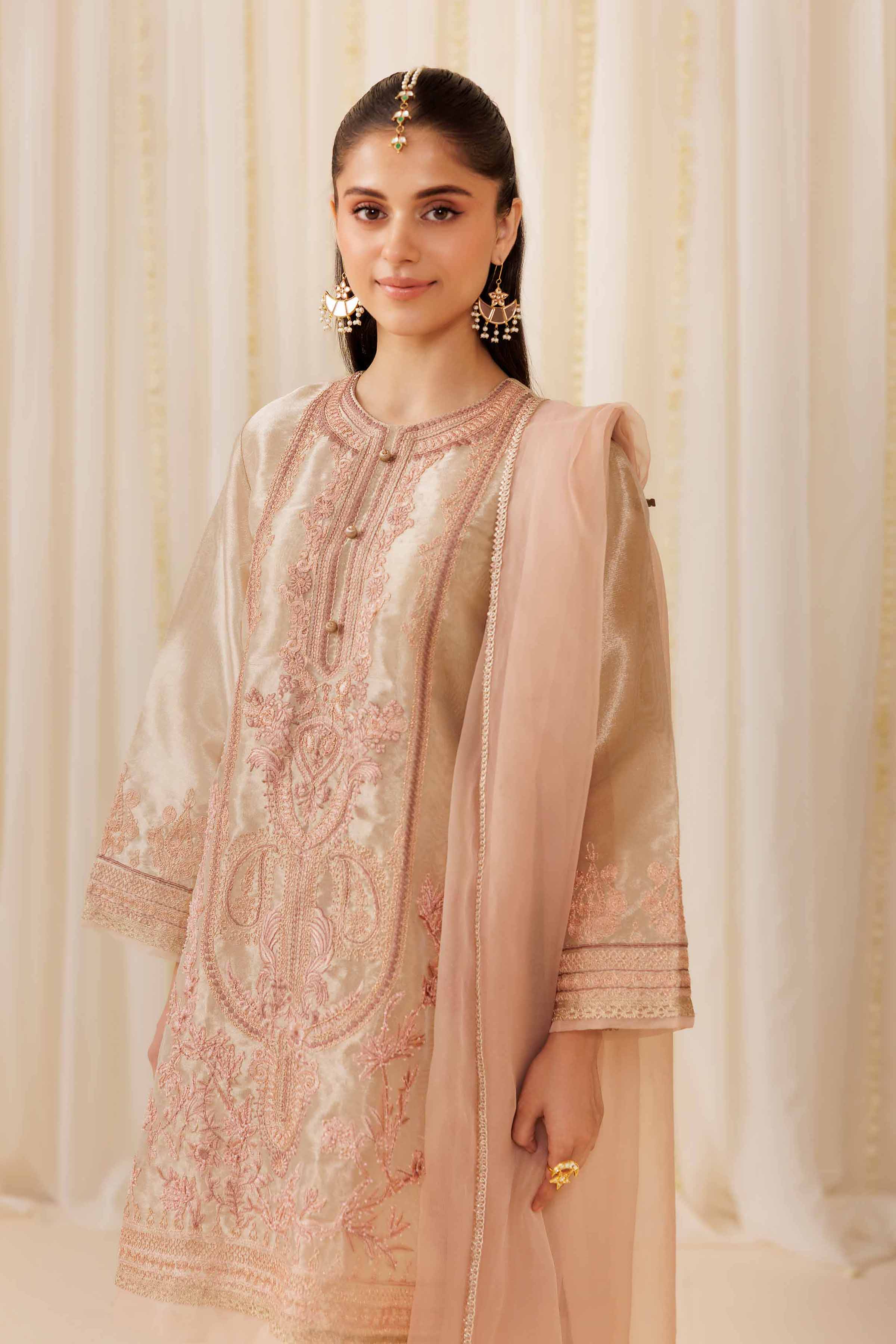 3 Piece - Embroidered Suit - PFE25-55