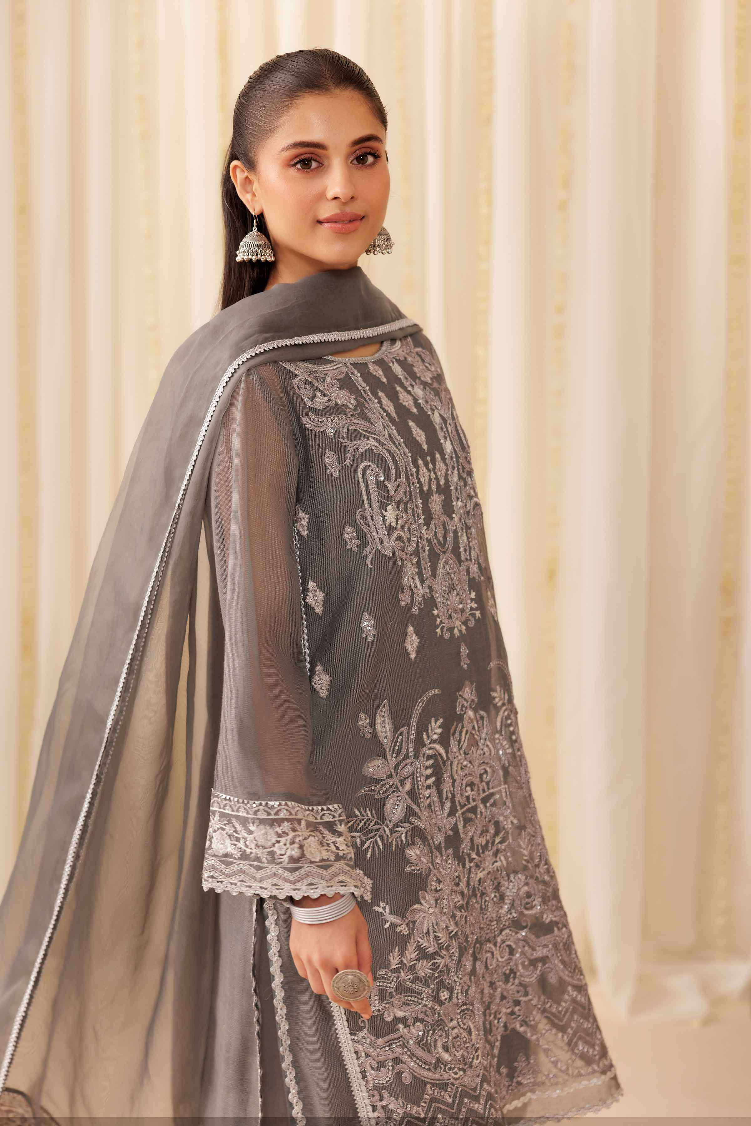 3 Piece - Embroidered Suit - PFE25-56