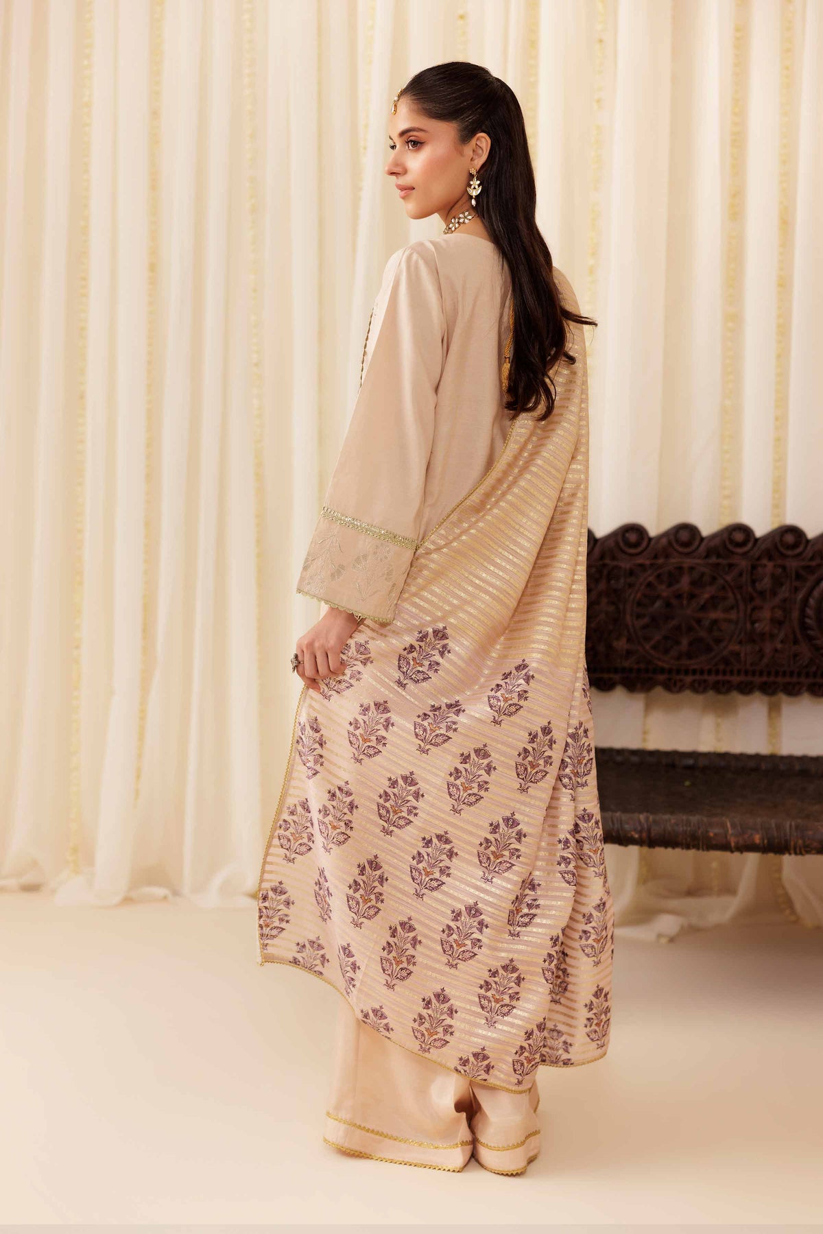 3 Piece - Embroidered Suit - PFE25-58