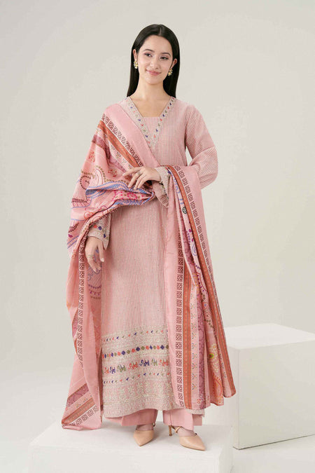 3 Piece - Embroidered Suit - PFE26-49
