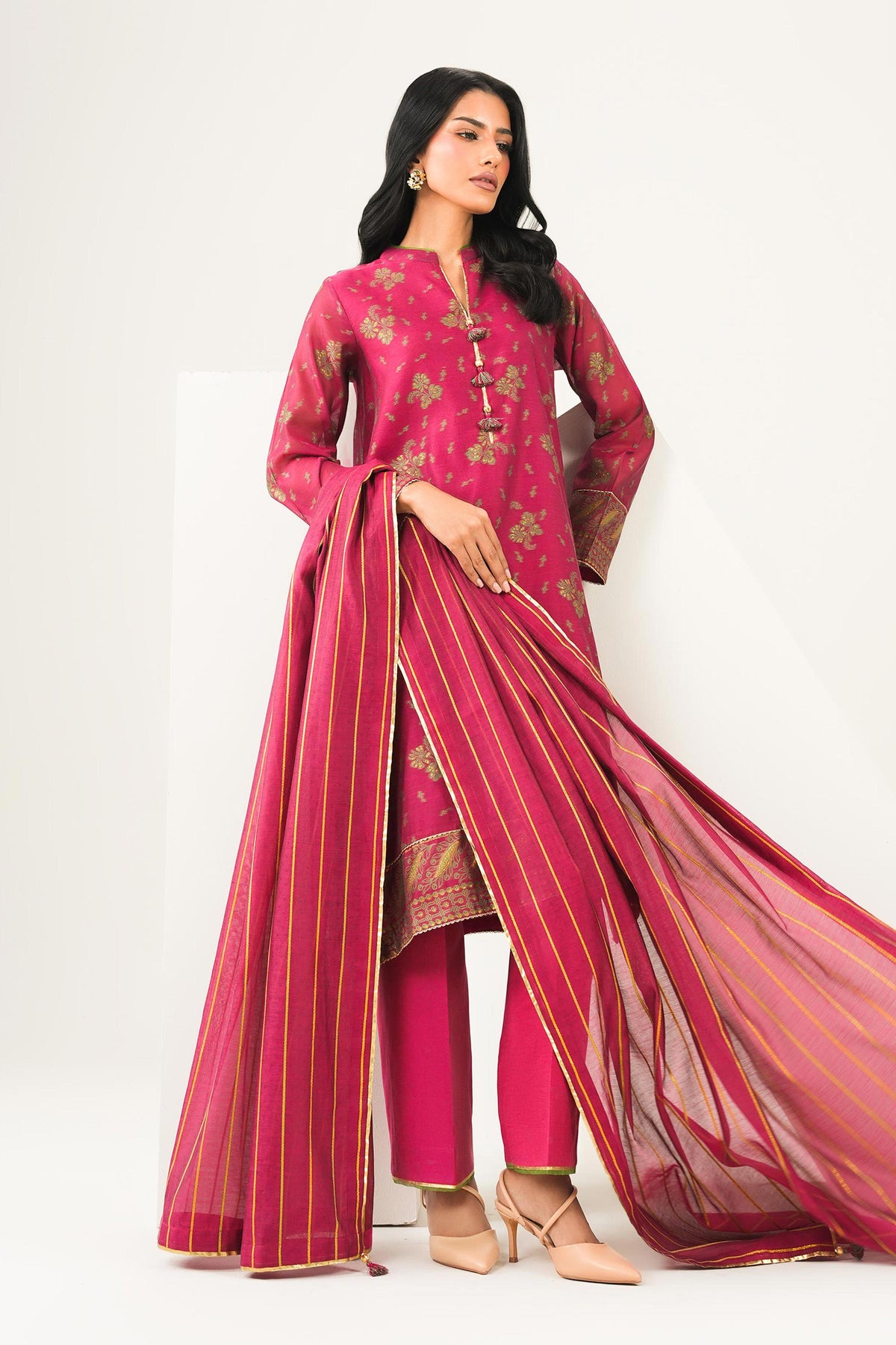 3 Piece - Printed Suit - PFE26-54
